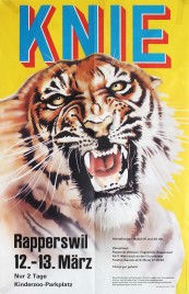 Circus Knie Circus poster - Switzerland, 1977