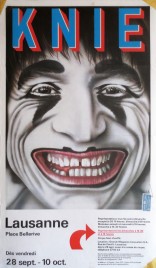 Circus Knie Circus poster - Switzerland, 1979