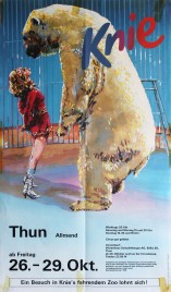 Circus Knie Circus poster - Switzerland, 1984
