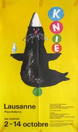 Circus Knie Circus poster - Switzerland, 1981