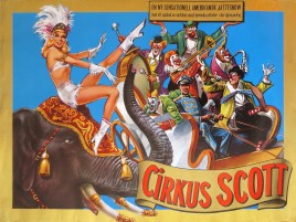 Cirkus Scott Circus poster - Sweden, 1980