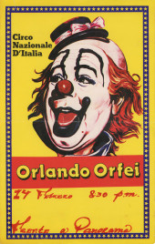 Circo Orlando Orfei Circus poster - Italy, 1985