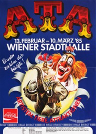 Artisten-Tiere-Attraktionen 85 Circus poster - Austria, 1985