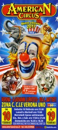 American Circus (Togni) Circus poster - Italy, 2017