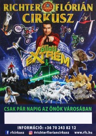 Richter Florian Cirkusz Circus poster - Hungary, 2017