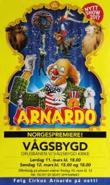 Cirkus Arnardo Circus poster - Norway, 2017
