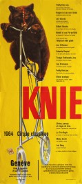 Circus Knie Circus poster - Switzerland, 1964
