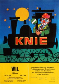 Circus Knie Circus poster - Switzerland, 1969