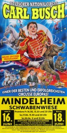 Circus Carl Busch Circus poster - Germany, 2017