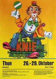 Circus Knie Circus poster - Switzerland, 1971