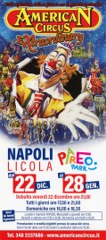 American Circus (Togni) Circus poster - Italy, 2017