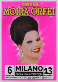 Circo Moira Orfei Circus poster - Italy, 2015