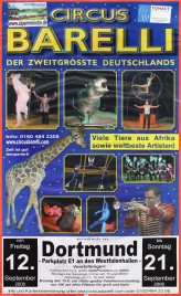Circus Barelli Circus poster - Germany, 2008