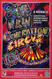 8eme New Generation Circus poster - Monaco, 2019