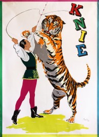 Circus Knie Circus poster - Switzerland, 1960