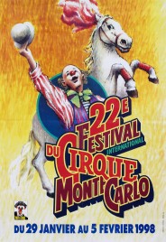 22e Festival International du Cirque de Monte-Carlo Circus poster - Monaco, 1998