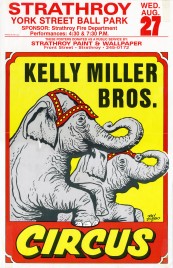 Kelly Miller Circus Circus poster - USA, 1997
