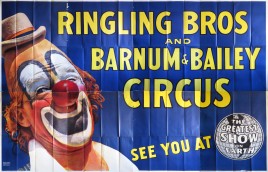 Ringling Bros. and Barnum & Bailey Circus Circus poster - USA, 1956