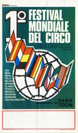 1 Festival Mondiale del Circo Circus poster - Italy, 1968