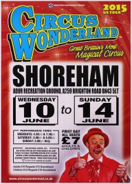 Circus Wonderland Circus poster - England, 2015