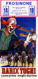 Circo Darix Togni Circus poster - Italy, 1976