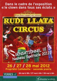 Rudi Llata Circus Circus poster - France, 2012