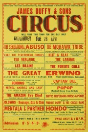 James Duffy & Sons Circus Circus poster - Ireland, 1968