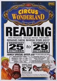 Circus Wonderland Circus poster - England, 2017