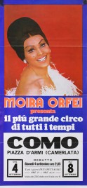 Circo Moira Orfei Circus poster - Italy, 1980
