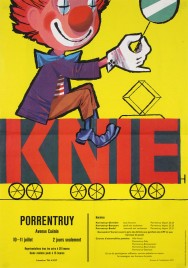 Circus Knie Circus poster - Switzerland, 1963