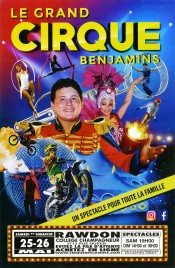 Le Grand Cirque Benjamins Circus poster - USA, 2019
