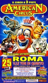 American Circus (Togni) Circus poster - Italy, 2018