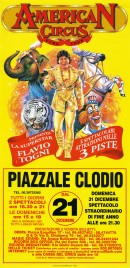 American Circus (Togni) Circus poster - Italy, 2000