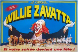 Cirque Willie Zavatta Circus poster - France, 0