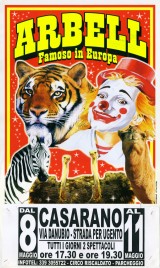 Circo Arbell Circus poster - Italy, 2013