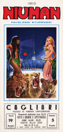 Circo Niuman Circus poster - Italy, 1976