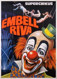 Supercirkus Embell Riva Circus poster - Italy, 1981