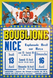 Cirque Bouglione Circus poster - France, 1989