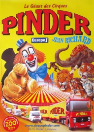 Pinder - Jean Richard Circus poster - France, 0