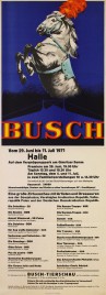 Circus Busch Circus poster - Germany, 1971