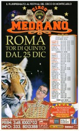 Circo Medrano Circus poster - Italy, 2014