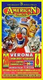 American Circus (Togni) Circus poster - Italy, 2016