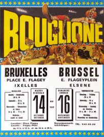 Cirque Bouglione Circus poster - Belgium, 1986
