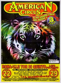 American Circus (Togni) Circus poster - Italy, 2012