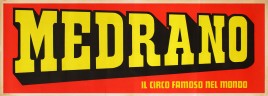 Circo Medrano Circus poster - Italy, 1975
