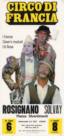 Circo di Francia Circus poster - Italy, 1991