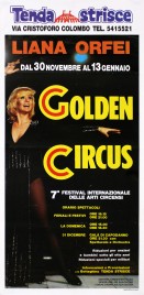 Liana Orfei 7° Golden Circus Circus poster - Italy, 1991