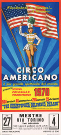 Circo Americano Circus poster - Italy, 1970
