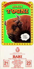 Circo Darix Togni Circus poster - Italy, 1988