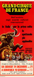 Grand Cirque de France Circus poster - Italy, 1981